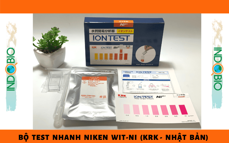 BỘ TEST NHANH NIKEN TRONG NƯỚC THẢI XI MẠ, WIT-NI KRK NHẬT BẢN, THANG ĐO 0-10PPM